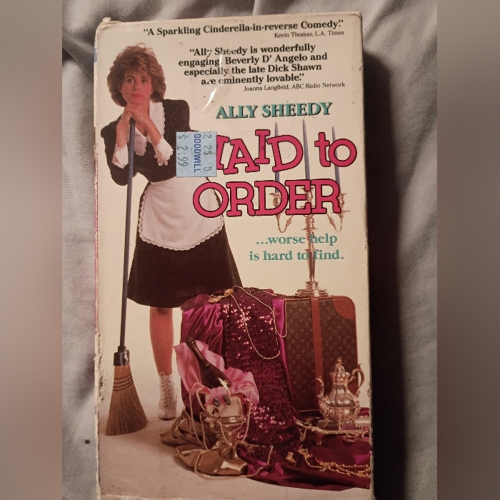 Paid to Order VHS - Ally Sheedy - White & Pink Cover